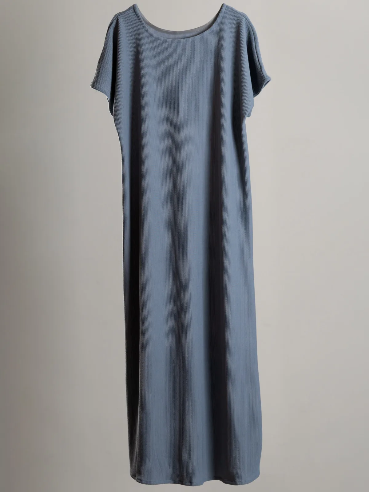 Artisan Corded Two Piece Abaya - Moonstone Grey - Image 3